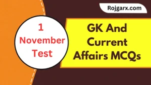 GK Quiz Today, 1 November, 2025: Latest Current Affairs Questions & Answers