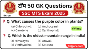 Top 50 Most Important SSC MTS Questions to Crack Your 2025 Exam