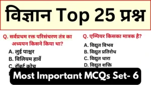 General Science Mock Test 6 for all Competitive Exams