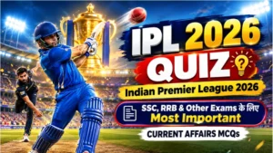 Indian Premier League 2026 Current Affairs MCQs