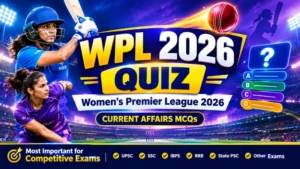 Women's Premier League 2026 Current Affairs MCQs